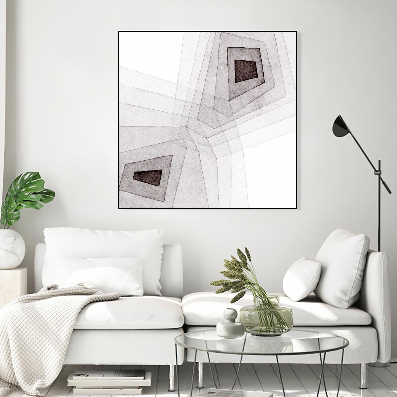 Meld III by Nikki Galapon on GIANT ART - white contemporary