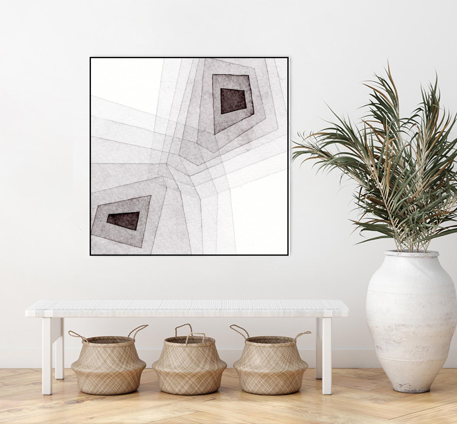 Meld III by Nikki Galapon on GIANT ART - white contemporary