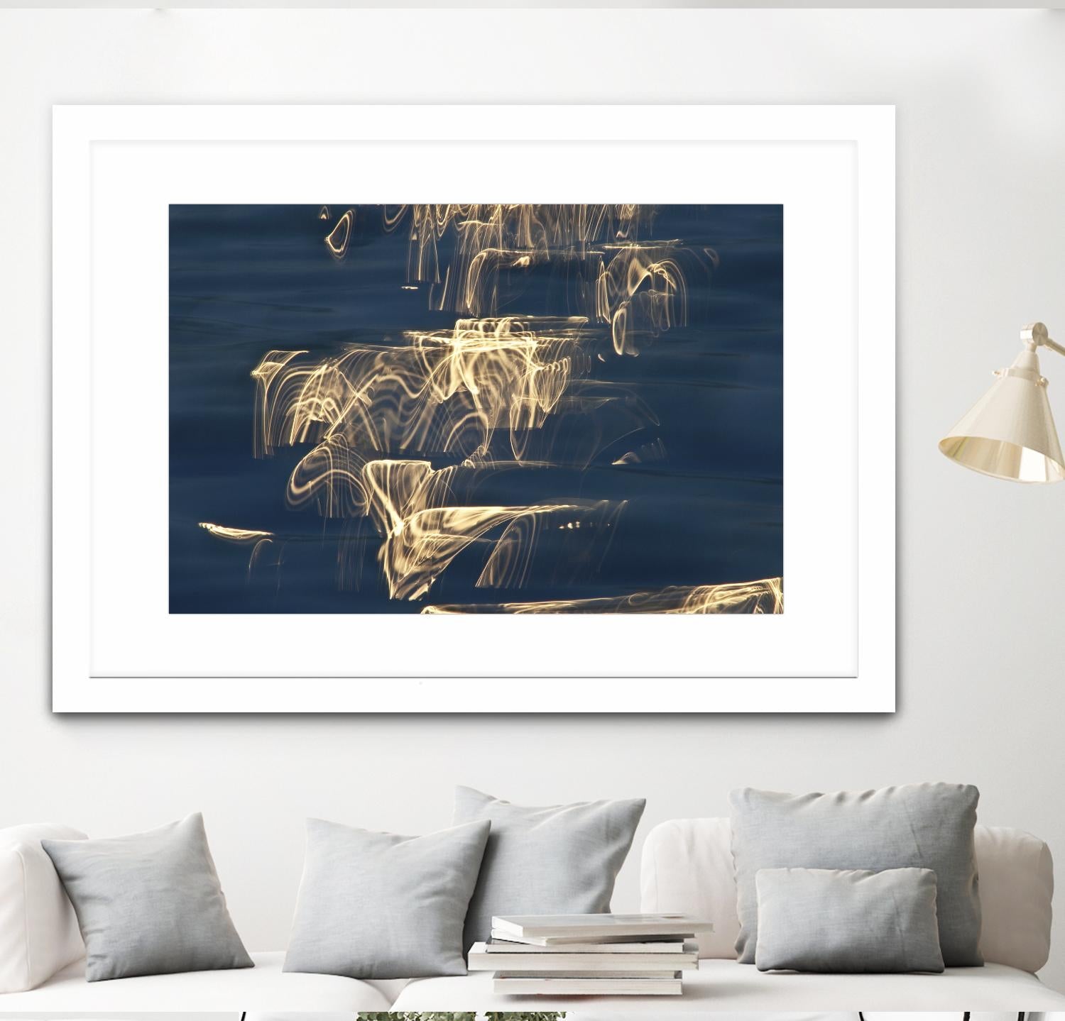 Dancing Light by Norm Stelfox on GIANT ART - beige abstract