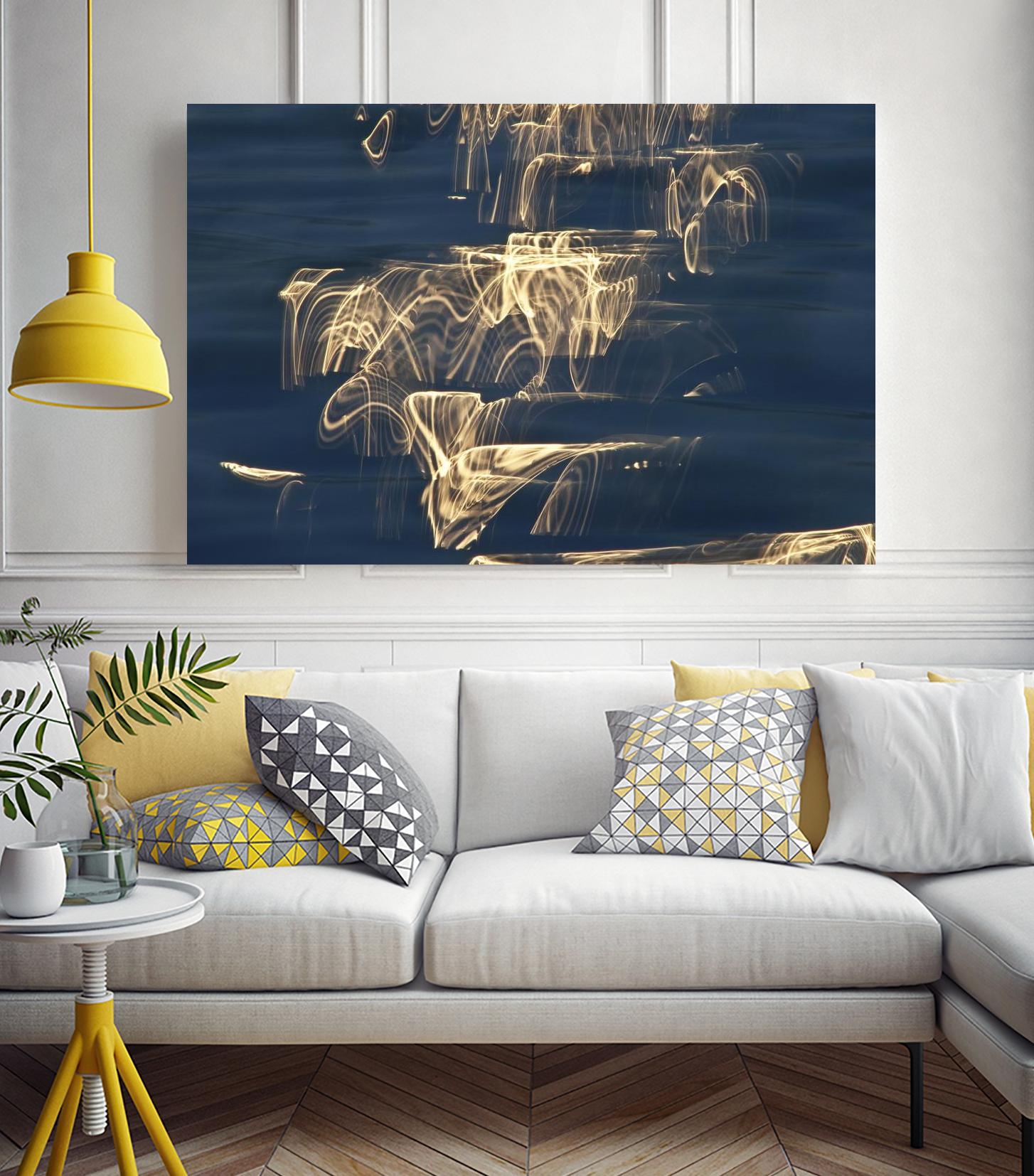 Dancing Light by Norm Stelfox on GIANT ART - beige abstract