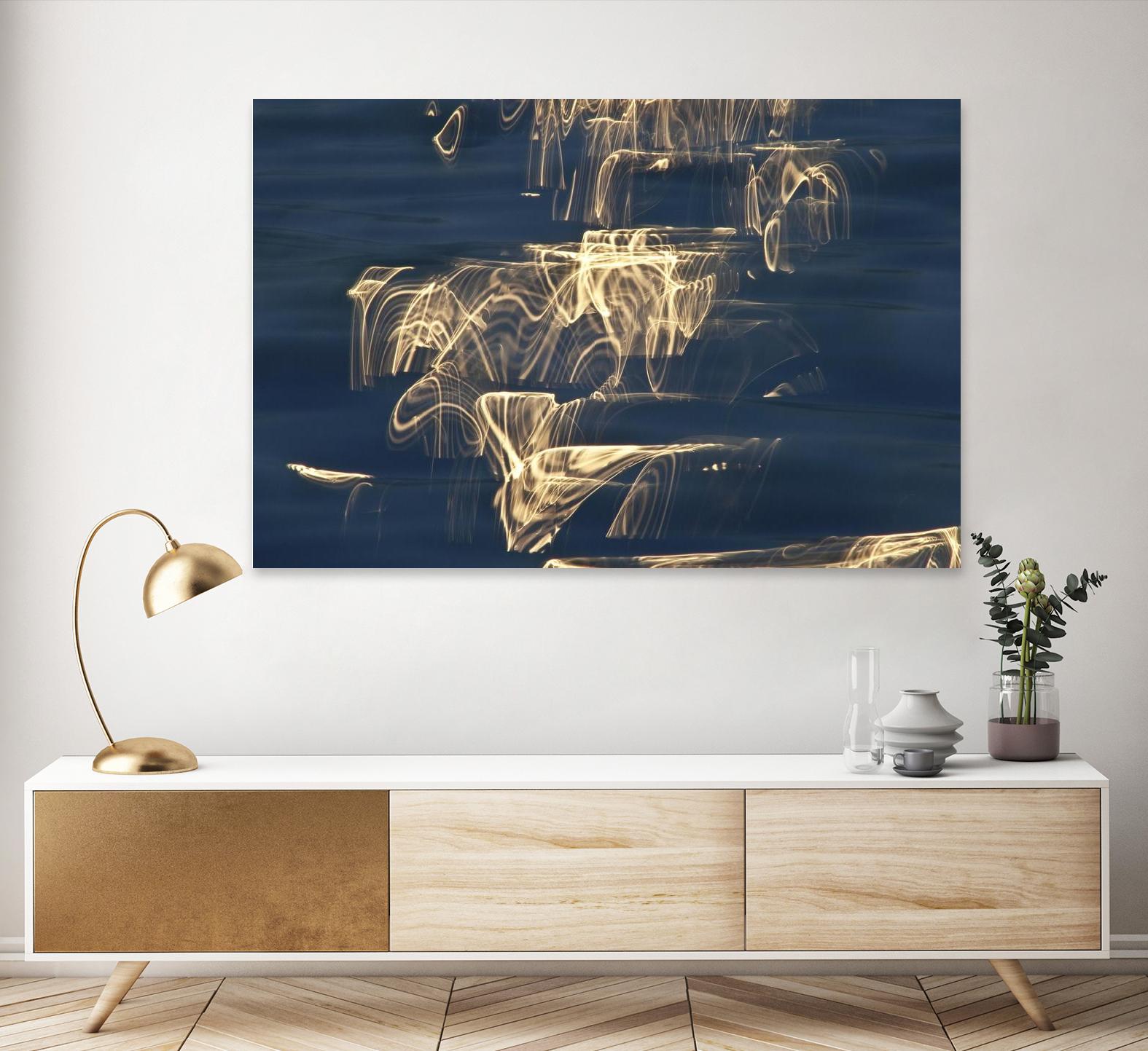 Dancing Light by Norm Stelfox on GIANT ART - beige abstract