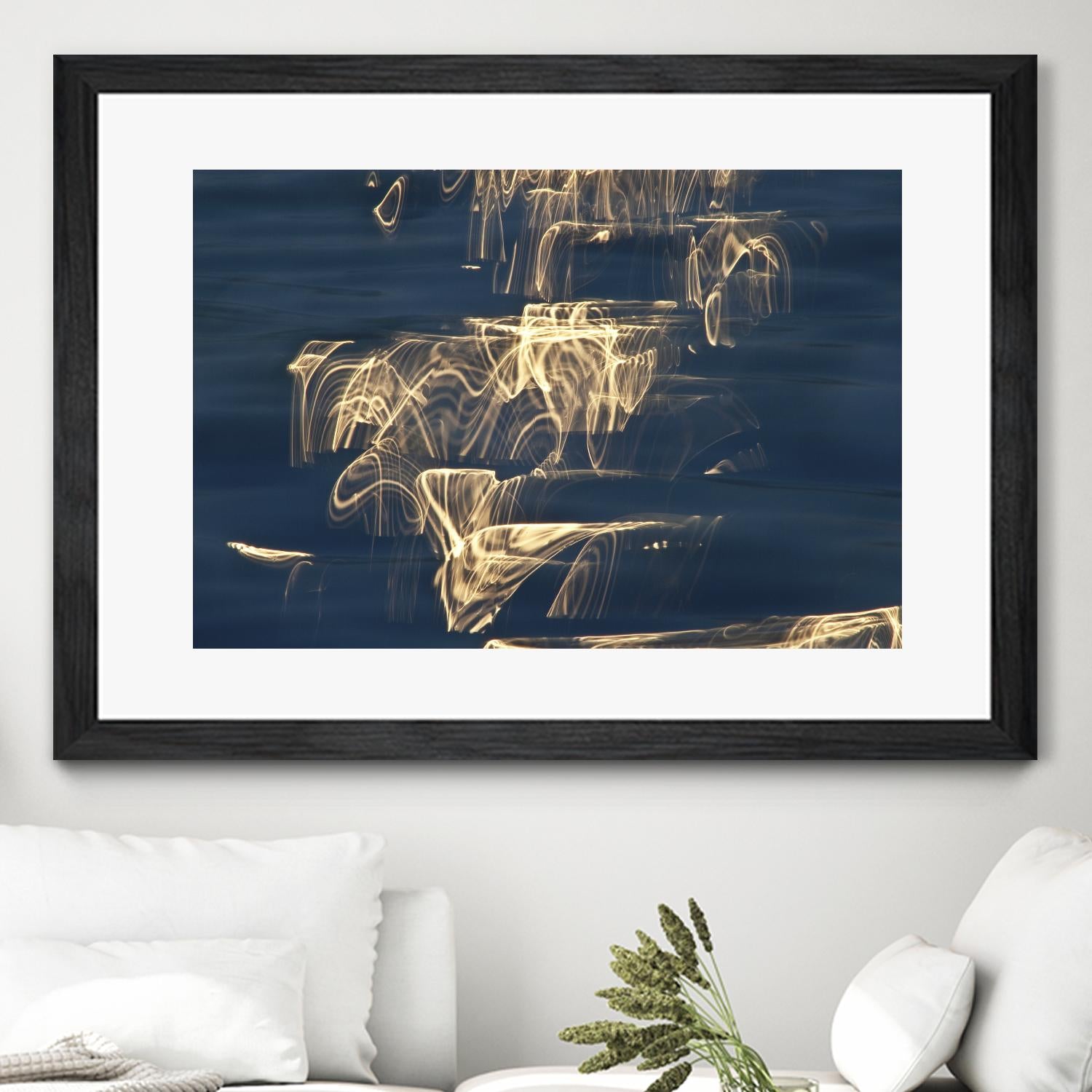 Dancing Light by Norm Stelfox on GIANT ART - beige abstract