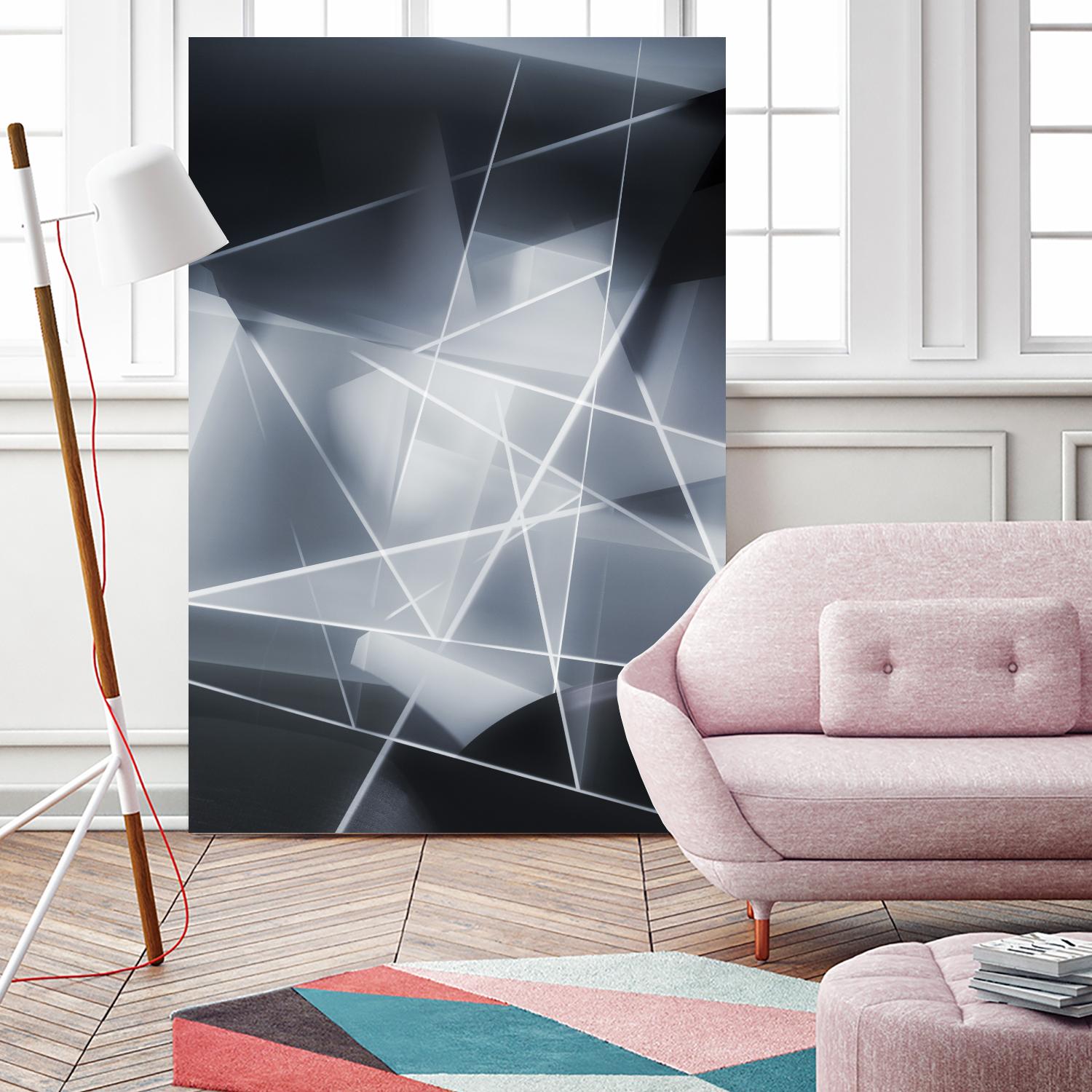 Feeling in the 80's by Norm Stelfox on GIANT ART - black abstract