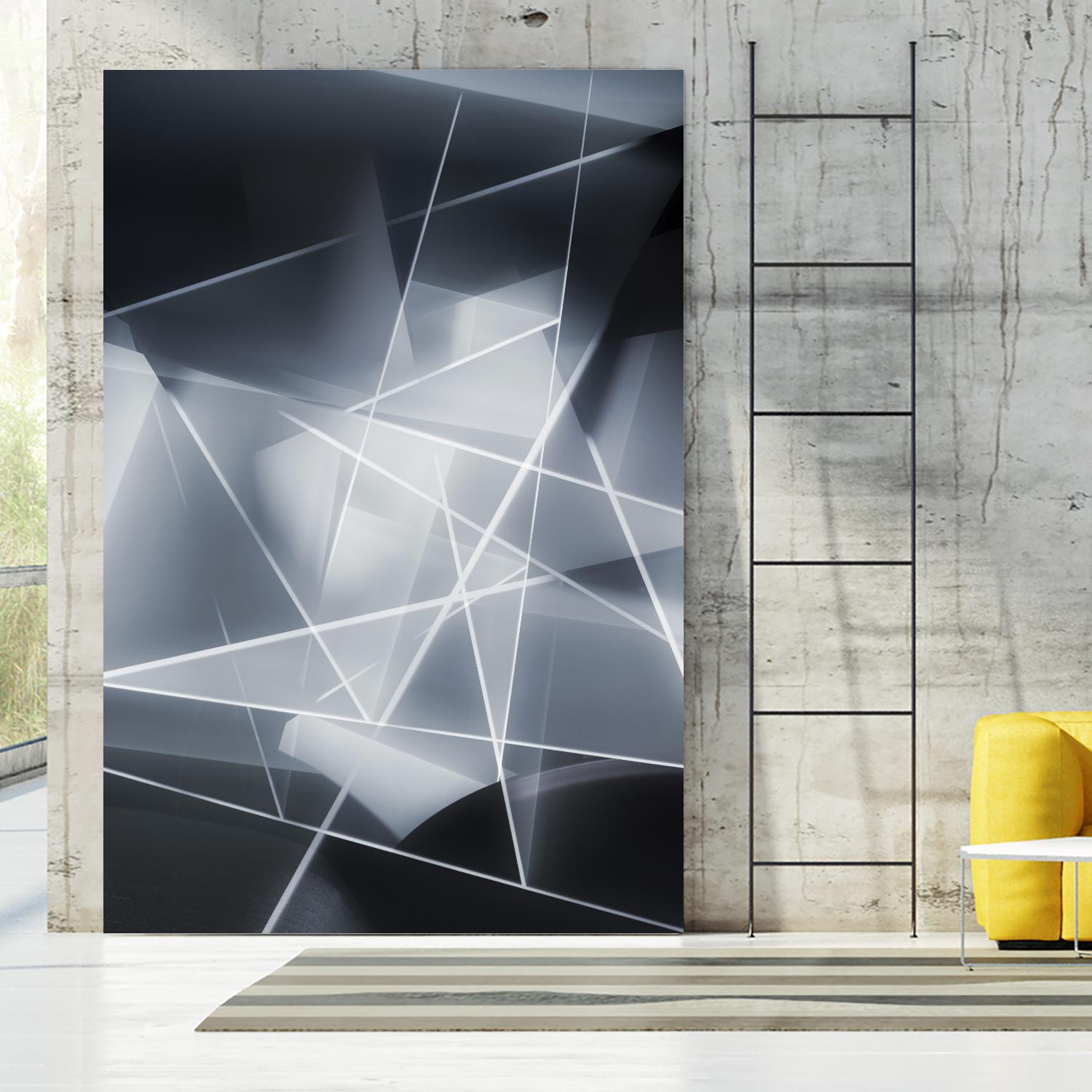 Feeling in the 80's by Norm Stelfox on GIANT ART - black abstract