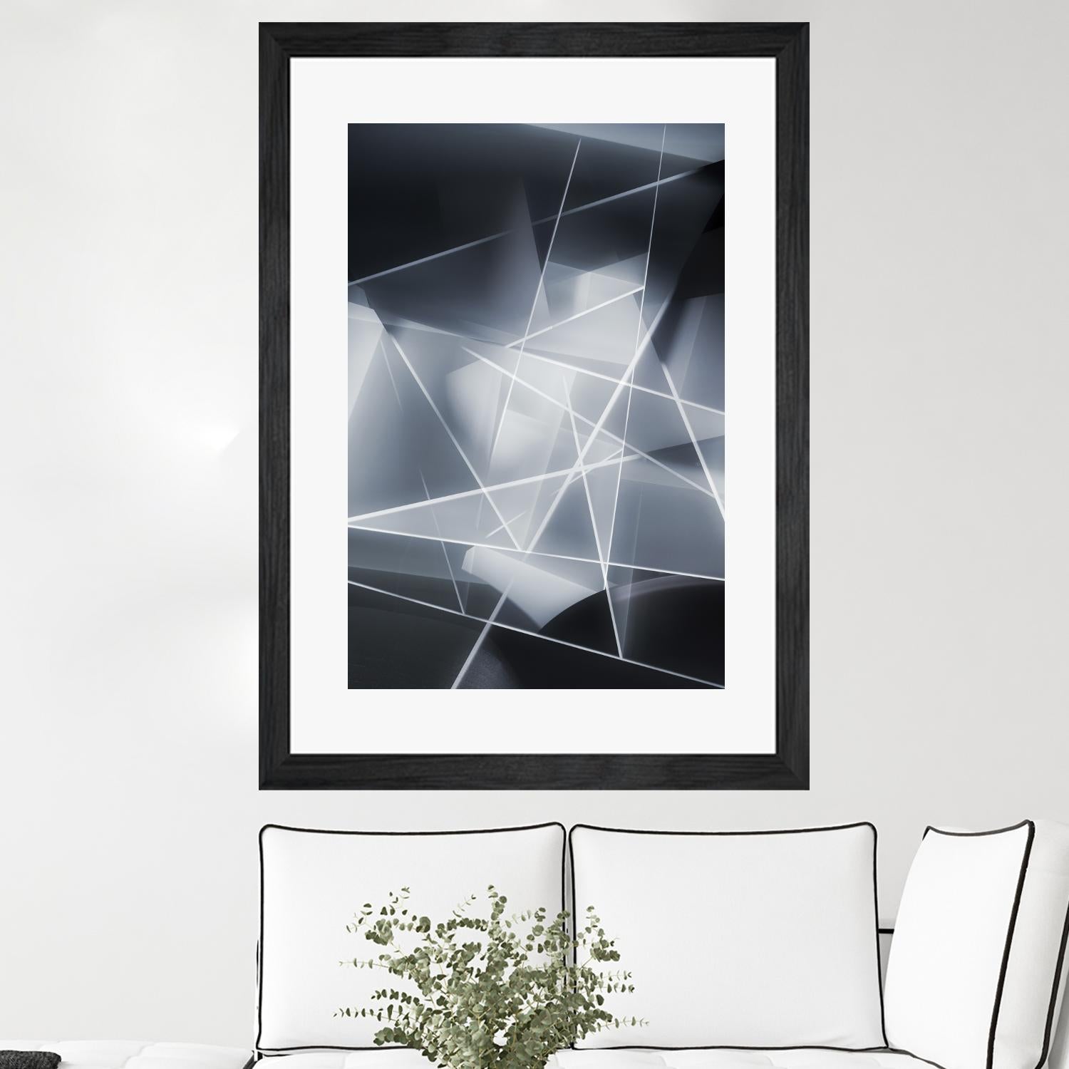 Feeling in the 80's by Norm Stelfox on GIANT ART - black abstract