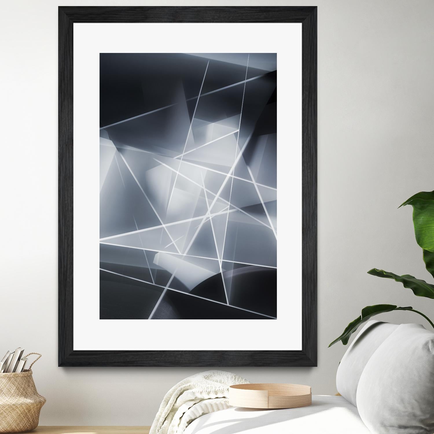 Feeling in the 80's by Norm Stelfox on GIANT ART - black abstract