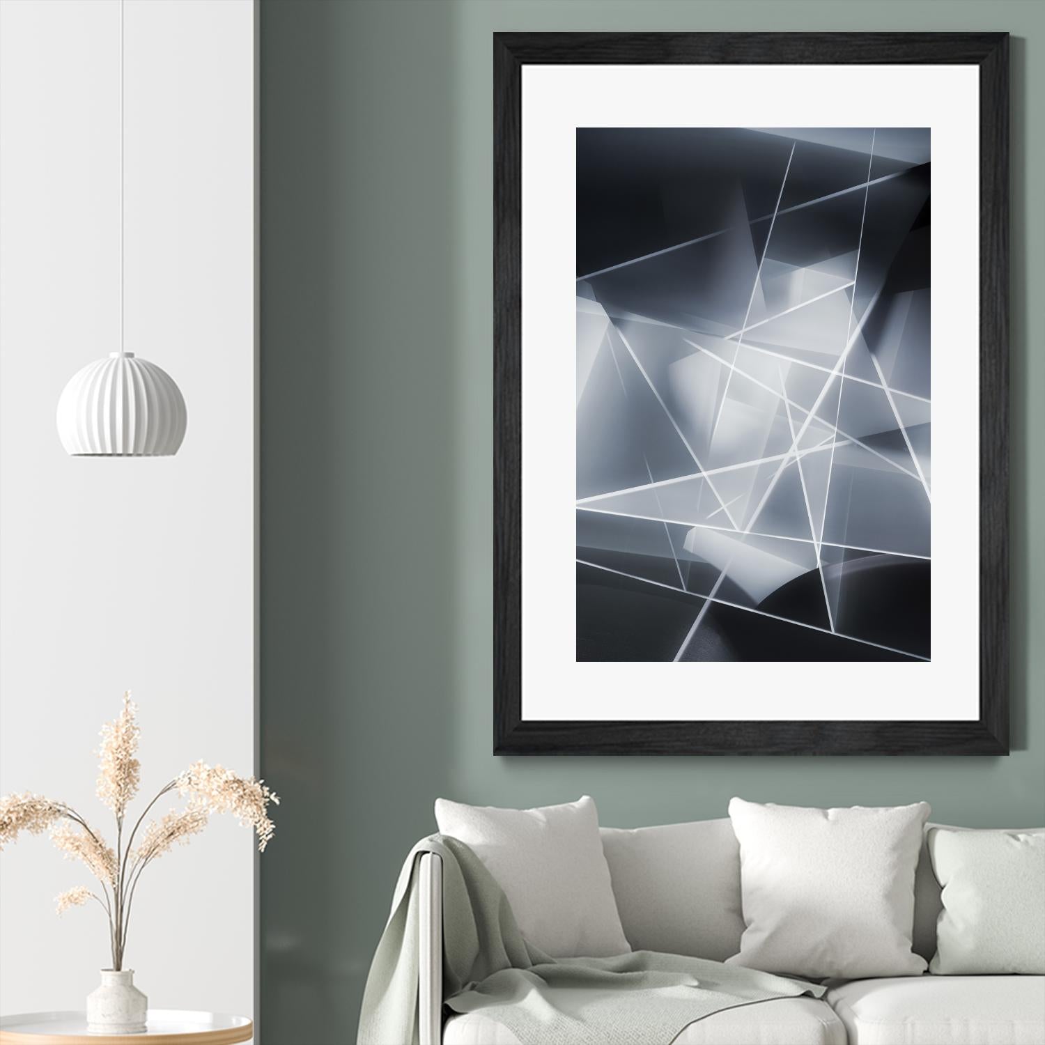 Feeling in the 80's by Norm Stelfox on GIANT ART - black abstract