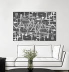 DINNER I by Norm Stelfox on GIANT ART - grey kitchen