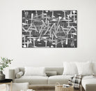 DINNER I by Norm Stelfox on GIANT ART - grey kitchen