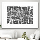 DINNER I by Norm Stelfox on GIANT ART - grey kitchen