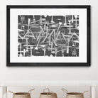 DINNER I by Norm Stelfox on GIANT ART - grey kitchen