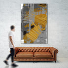 DINNER II by Norm Stelfox on GIANT ART - yellow abstract