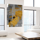 DINNER II by Norm Stelfox on GIANT ART - yellow abstract