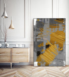 DINNER II by Norm Stelfox on GIANT ART - yellow abstract