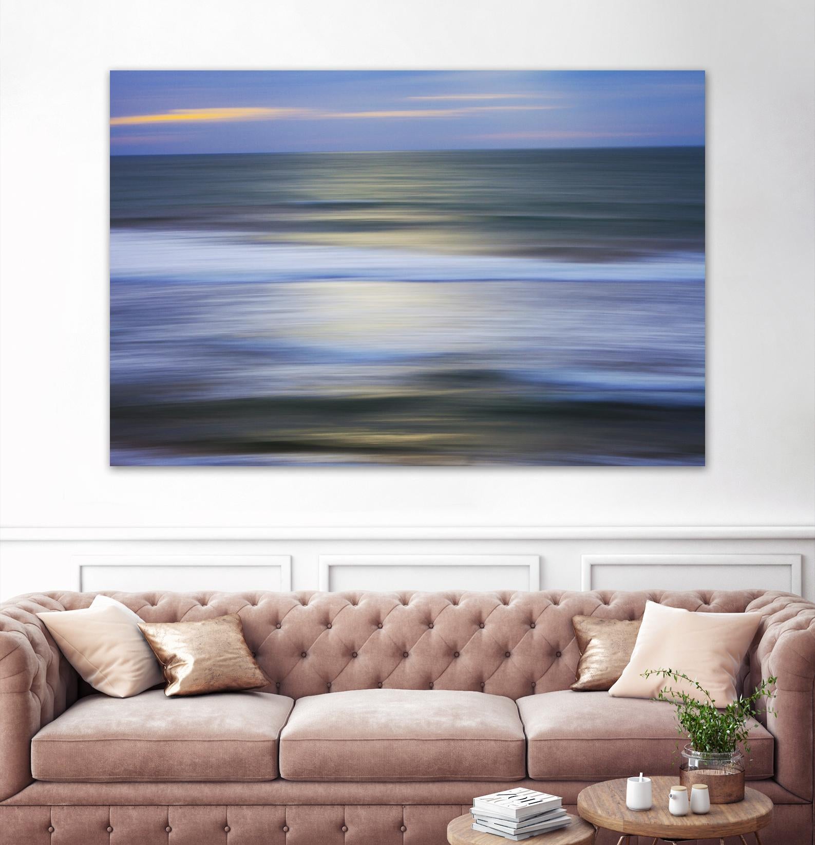 Mythical Wave by Norm Stelfox on GIANT ART - blue abstract