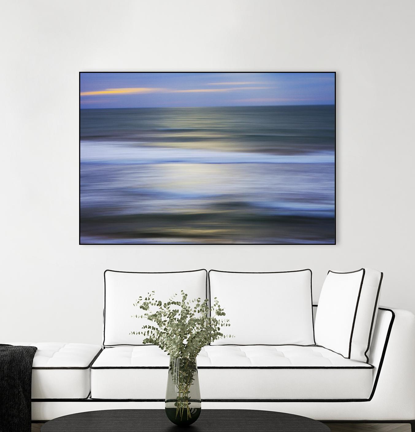 Mythical Wave by Norm Stelfox on GIANT ART - blue abstract