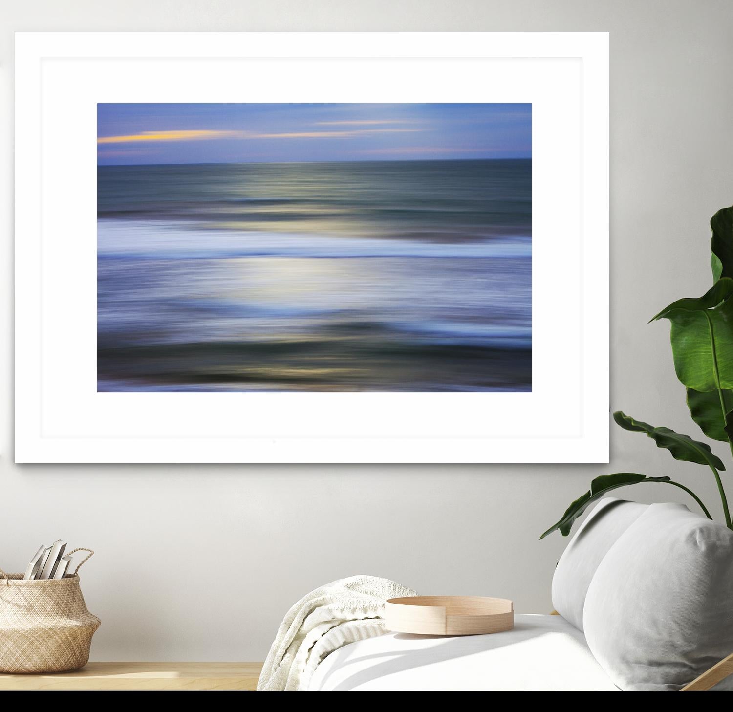 Mythical Wave by Norm Stelfox on GIANT ART - blue abstract