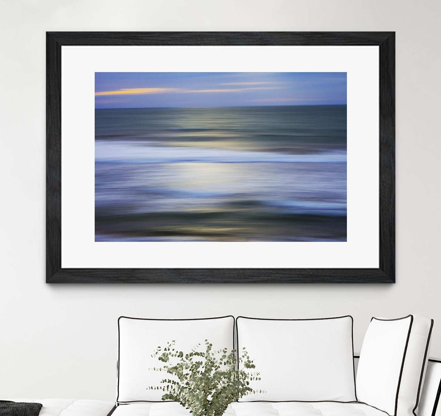 Mythical Wave by Norm Stelfox on GIANT ART - blue abstract