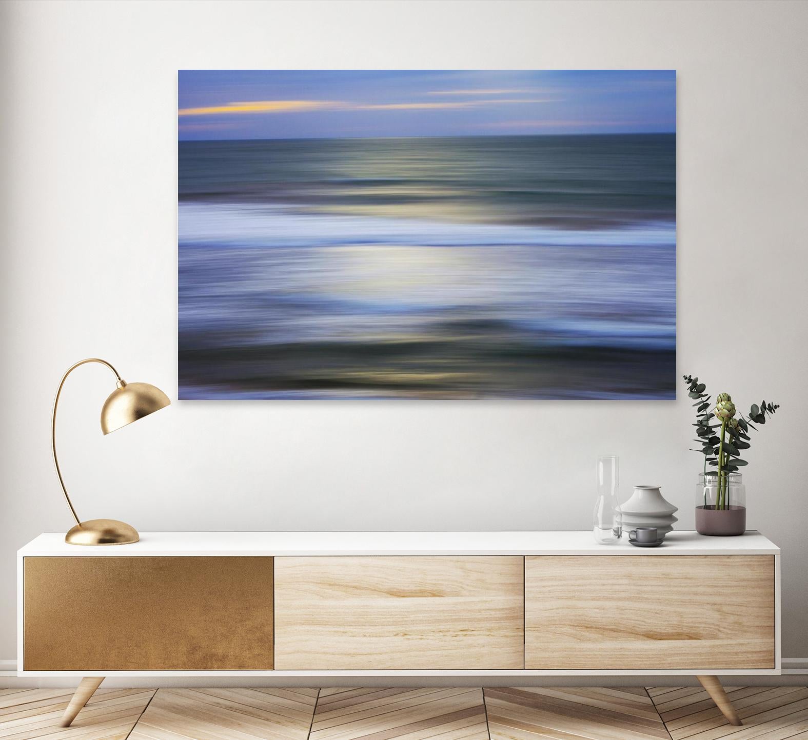 Mythical Wave by Norm Stelfox on GIANT ART - blue abstract