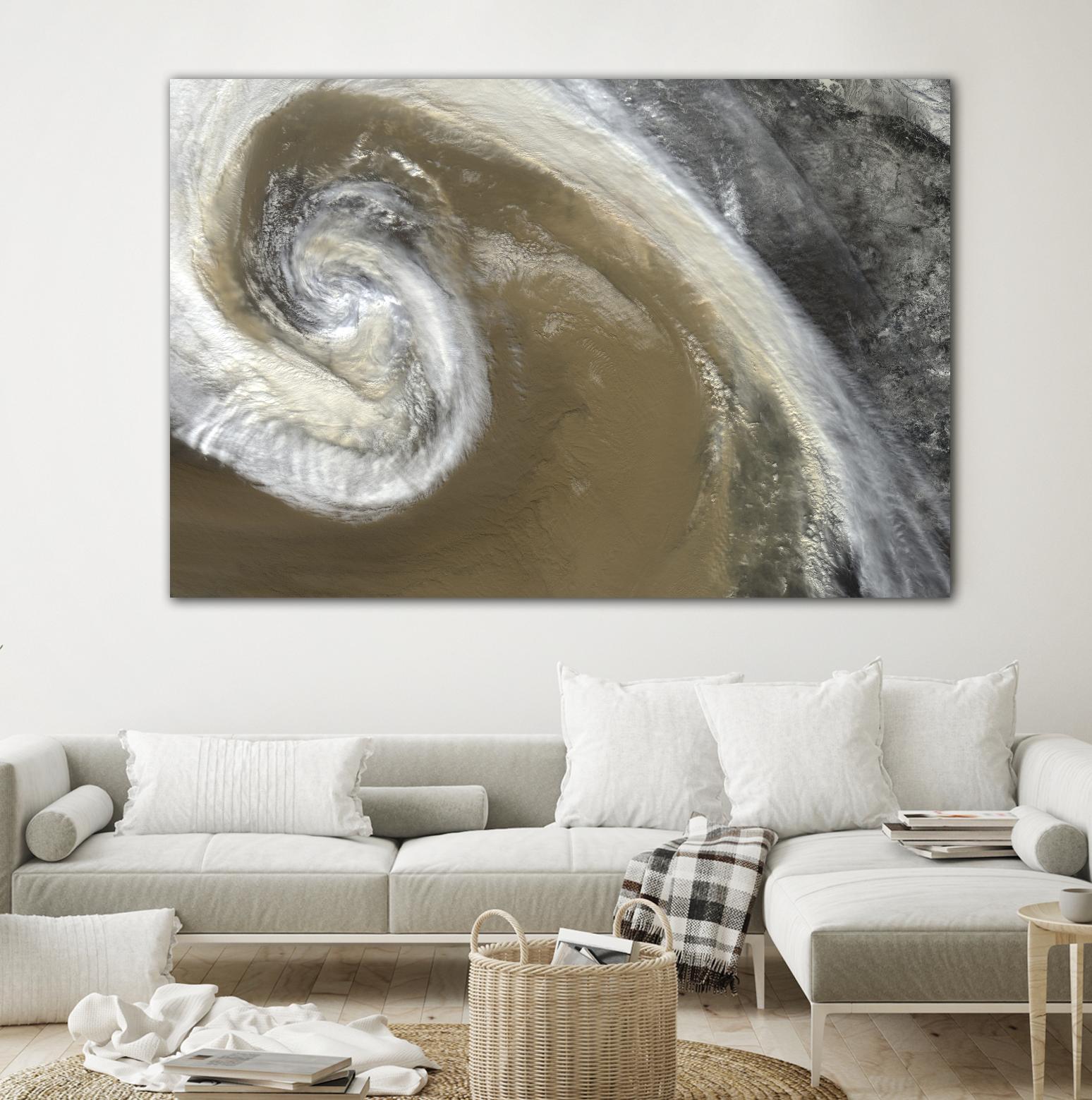 Typhoon by Norm Stelfox on GIANT ART - grey abstract