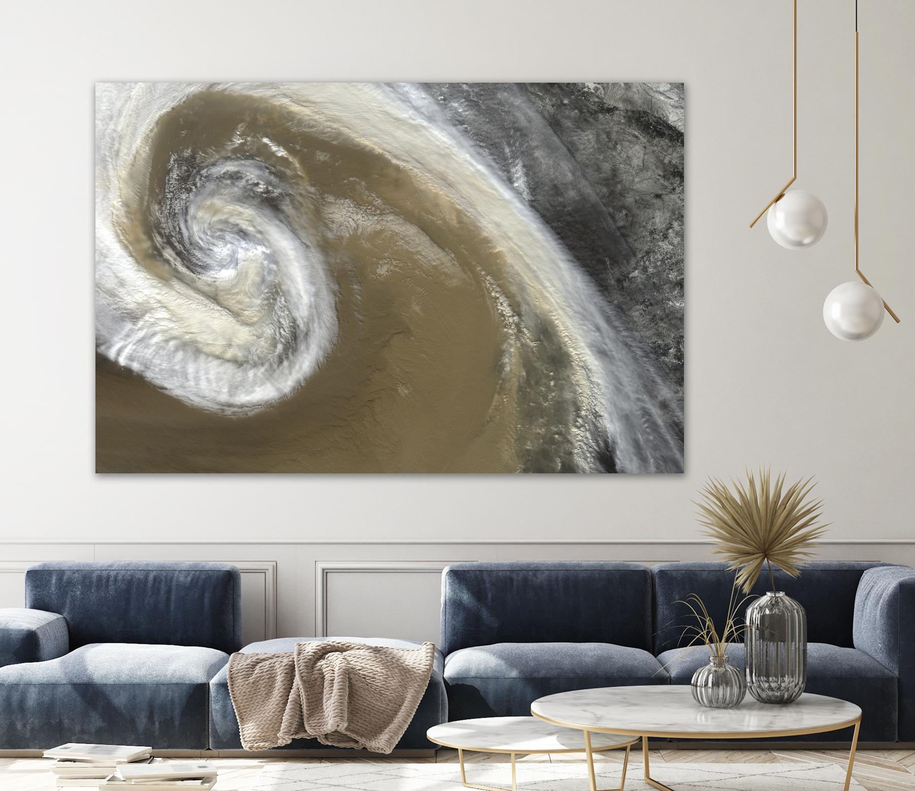 Typhoon by Norm Stelfox on GIANT ART - grey abstract