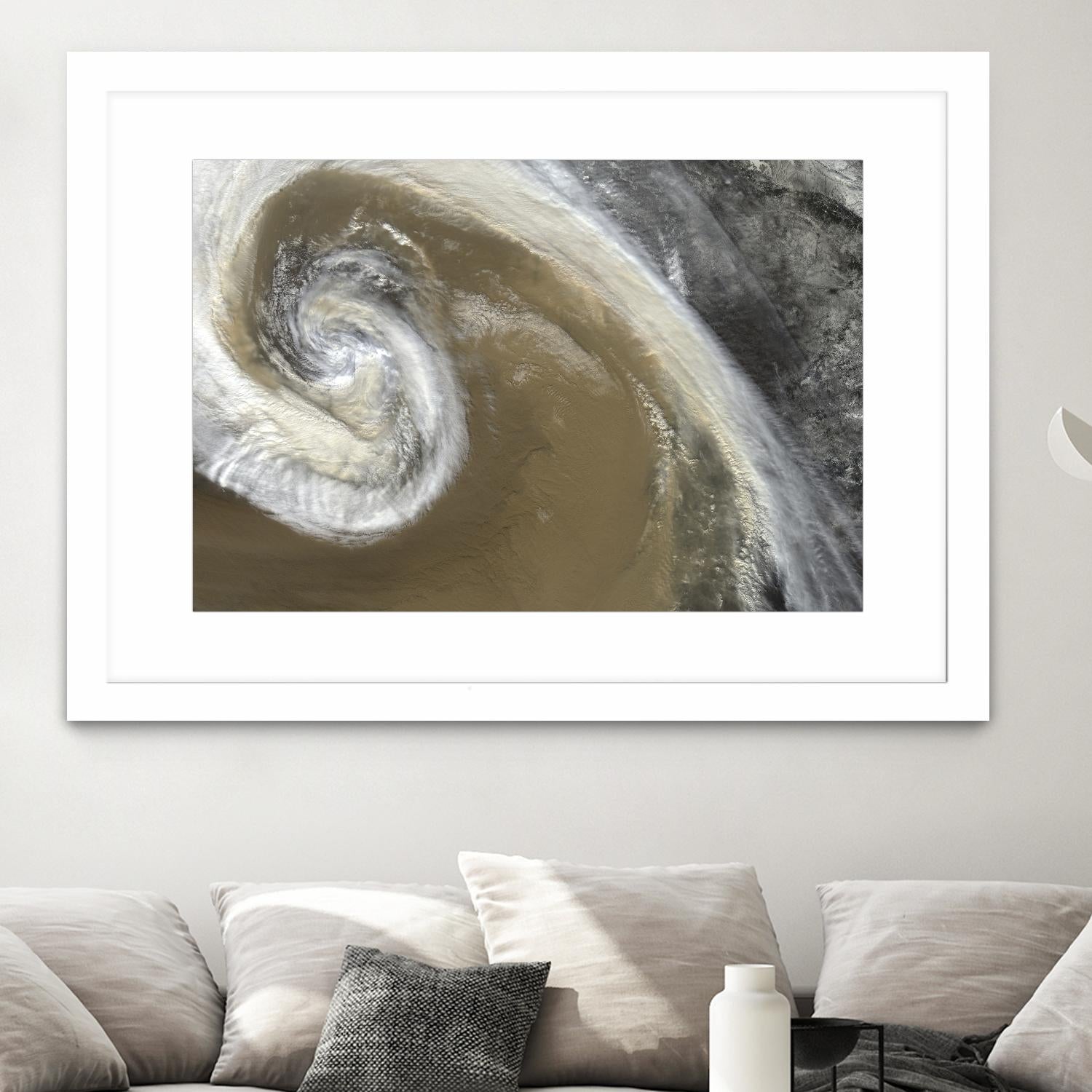 Typhoon by Norm Stelfox on GIANT ART - grey abstract