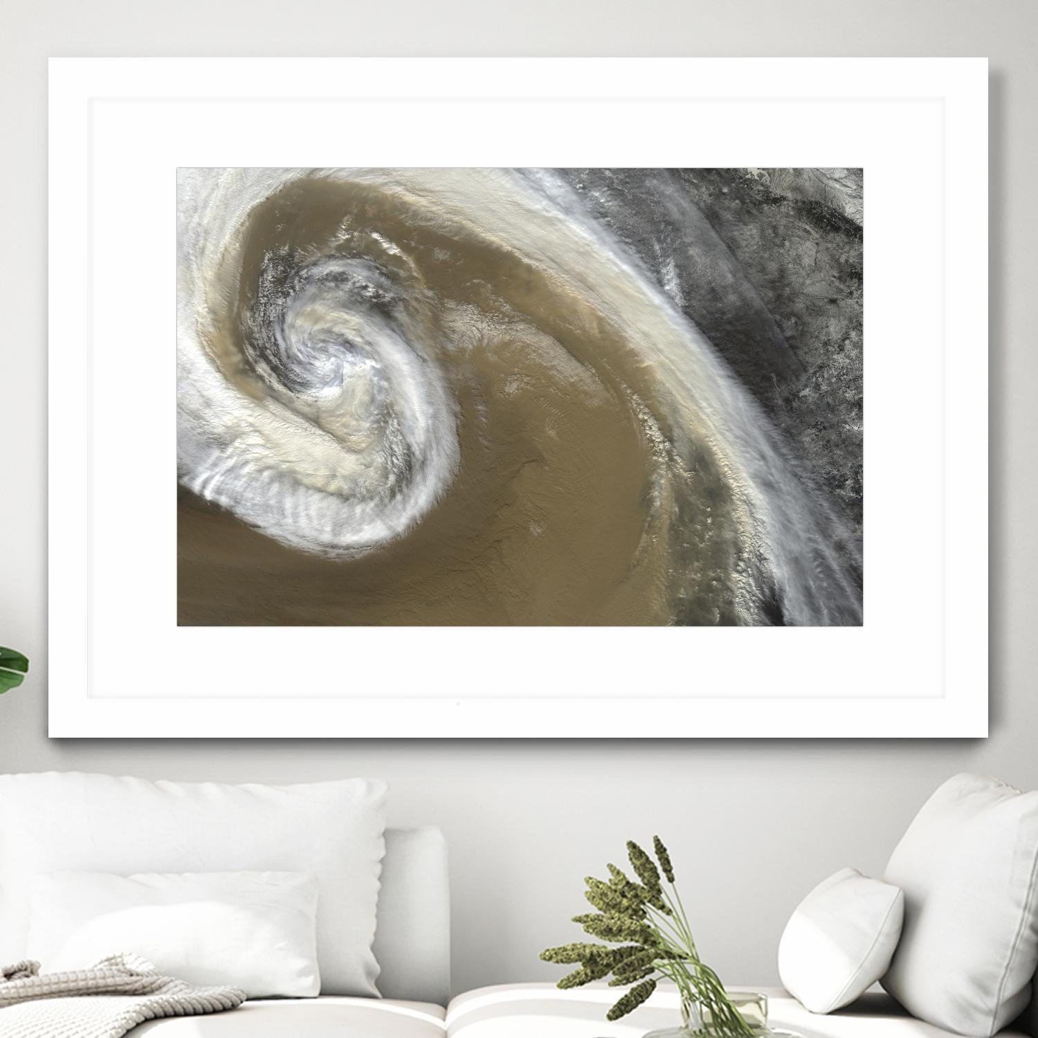 Typhoon by Norm Stelfox on GIANT ART - grey abstract