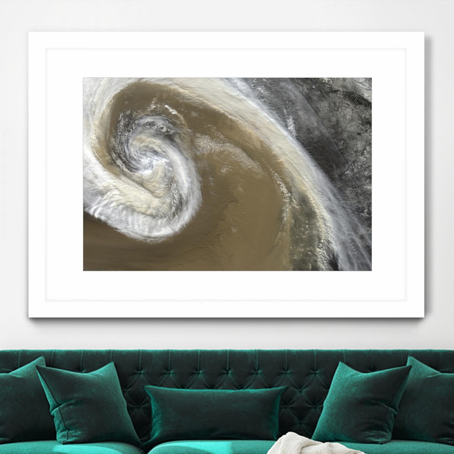 Typhoon by Norm Stelfox on GIANT ART - grey abstract