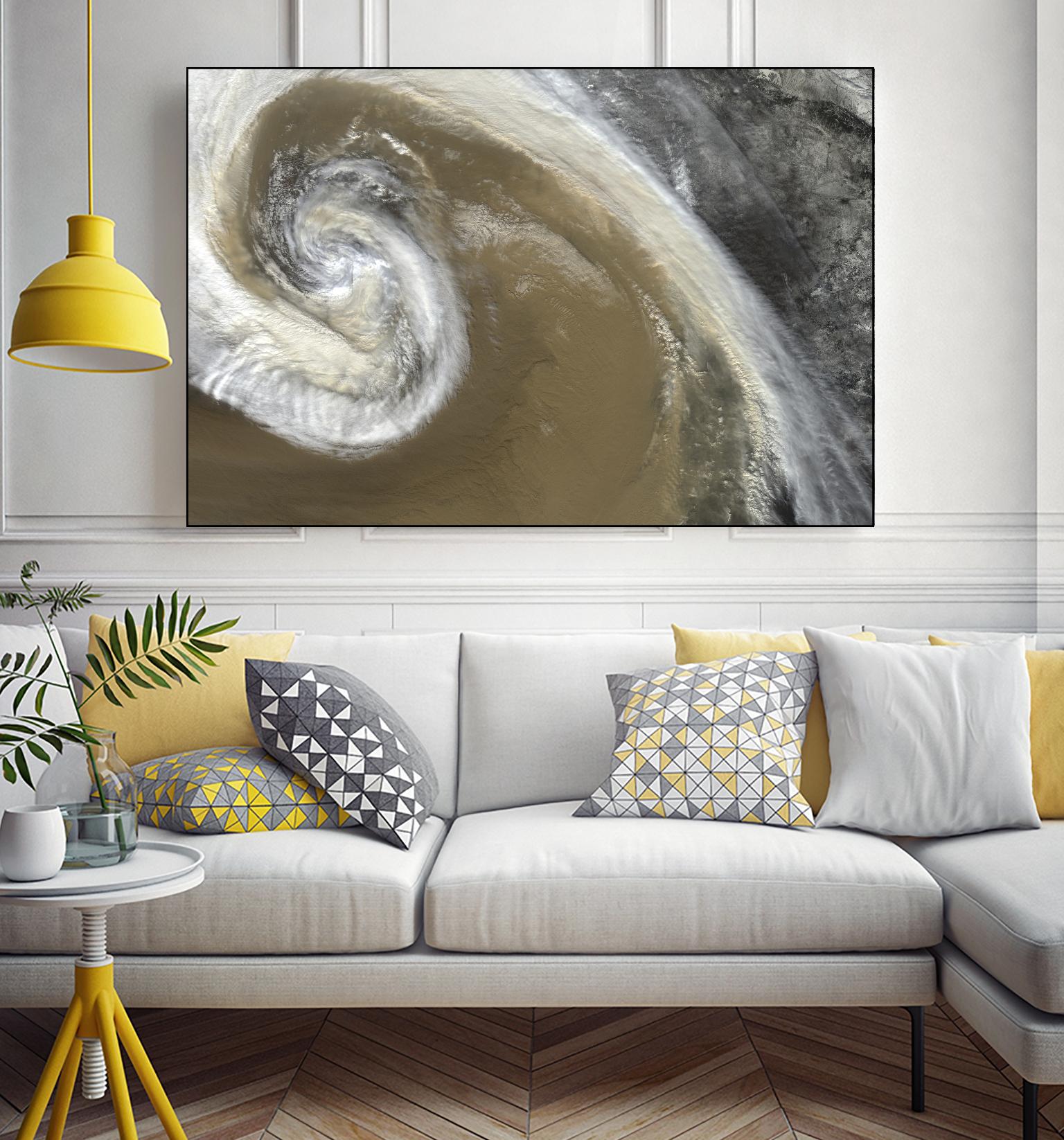 Typhoon by Norm Stelfox on GIANT ART - grey abstract
