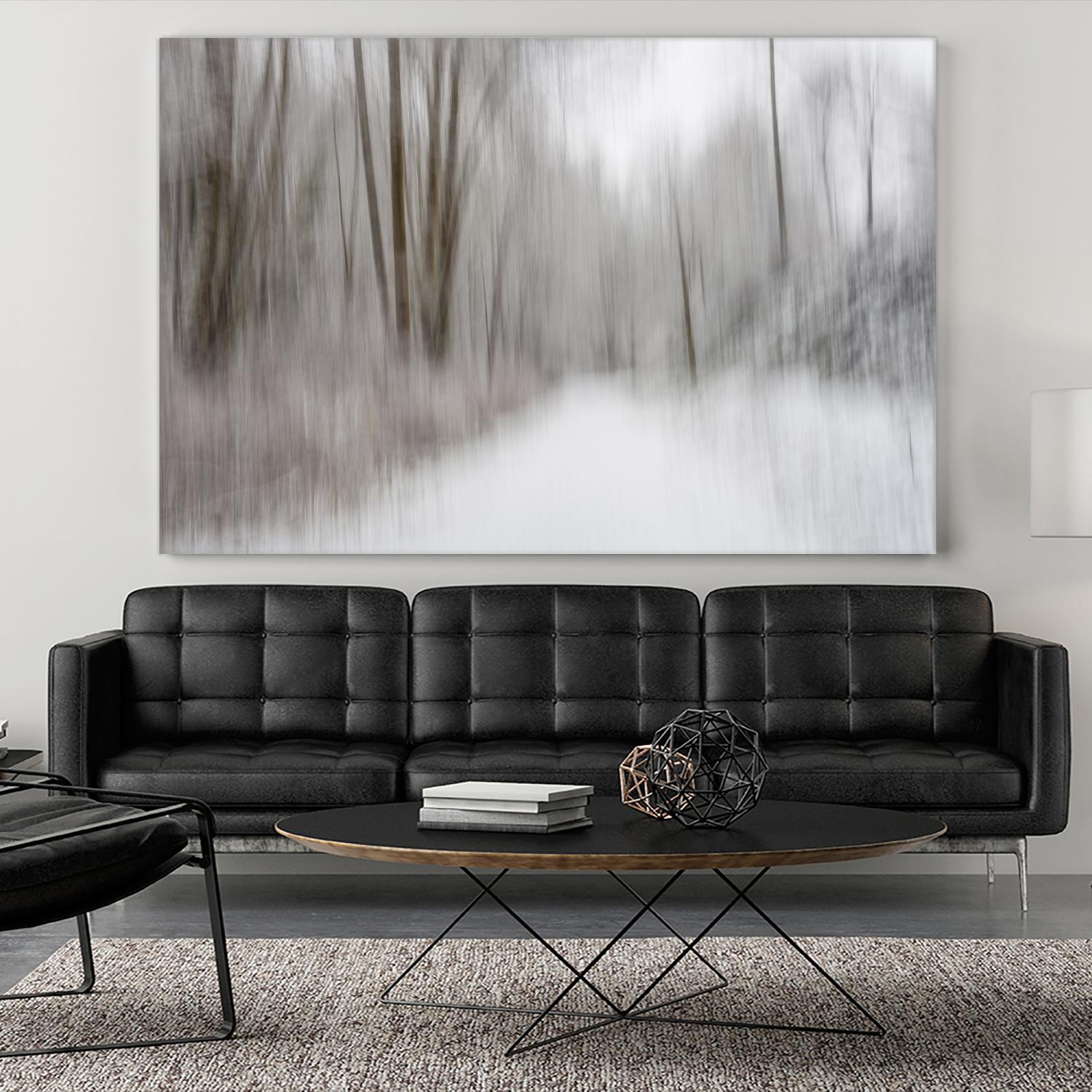 Foggy Lichen II by Norm Stelfox on GIANT ART - brown trees