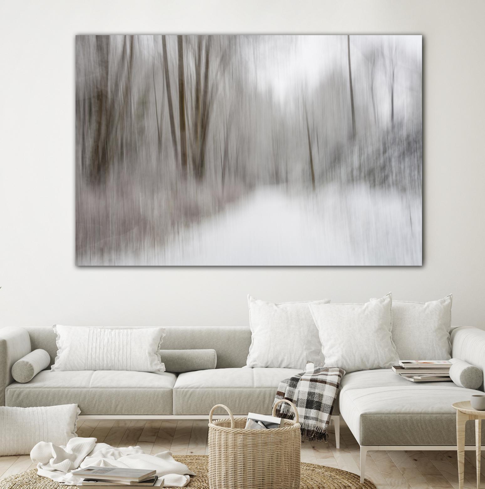 Foggy Lichen II by Norm Stelfox on GIANT ART - brown trees