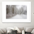 Foggy Lichen II by Norm Stelfox on GIANT ART - brown trees