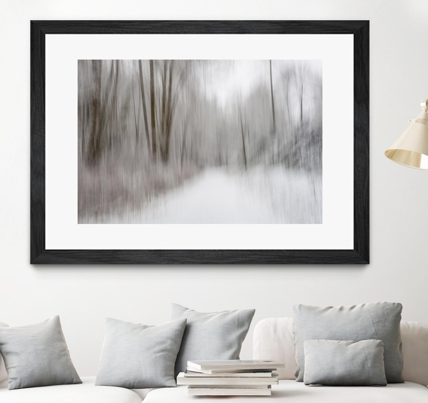 Foggy Lichen II by Norm Stelfox on GIANT ART - brown trees