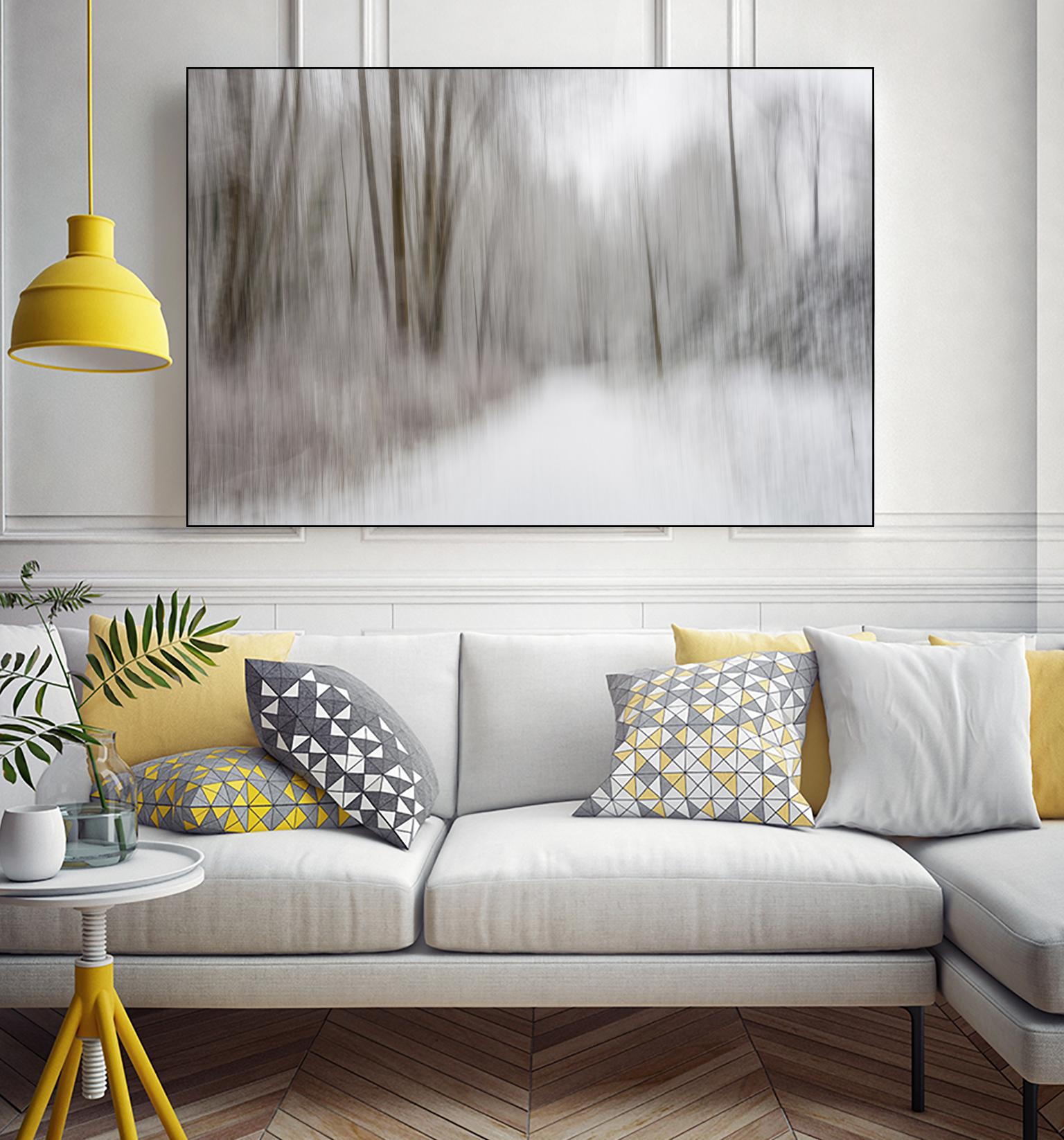 Foggy Lichen II by Norm Stelfox on GIANT ART - brown trees