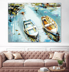 Belong together by Nathan Neven on GIANT ART - orange nautical