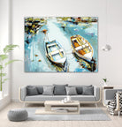 Belong together by Nathan Neven on GIANT ART - orange nautical