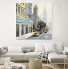 New York by Rick Novak on GIANT ART - blue city scene