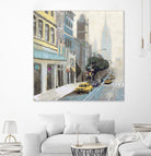 New York by Rick Novak on GIANT ART - blue city scene