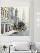 New York by Rick Novak on GIANT ART - blue city scene