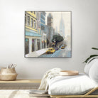 New York by Rick Novak on GIANT ART - blue city scene