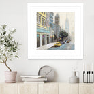 New York by Rick Novak on GIANT ART - blue city scene