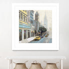 New York by Rick Novak on GIANT ART - blue city scene