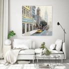 New York by Rick Novak on GIANT ART - blue city scene