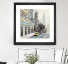 New York by Rick Novak on GIANT ART - blue city scene