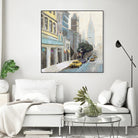 New York by Rick Novak on GIANT ART - blue city scene