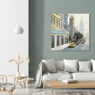 New York by Rick Novak on GIANT ART - blue city scene