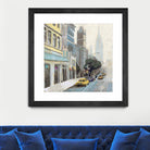 New York by Rick Novak on GIANT ART - blue city scene