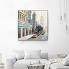 New York by Rick Novak on GIANT ART - blue city scene