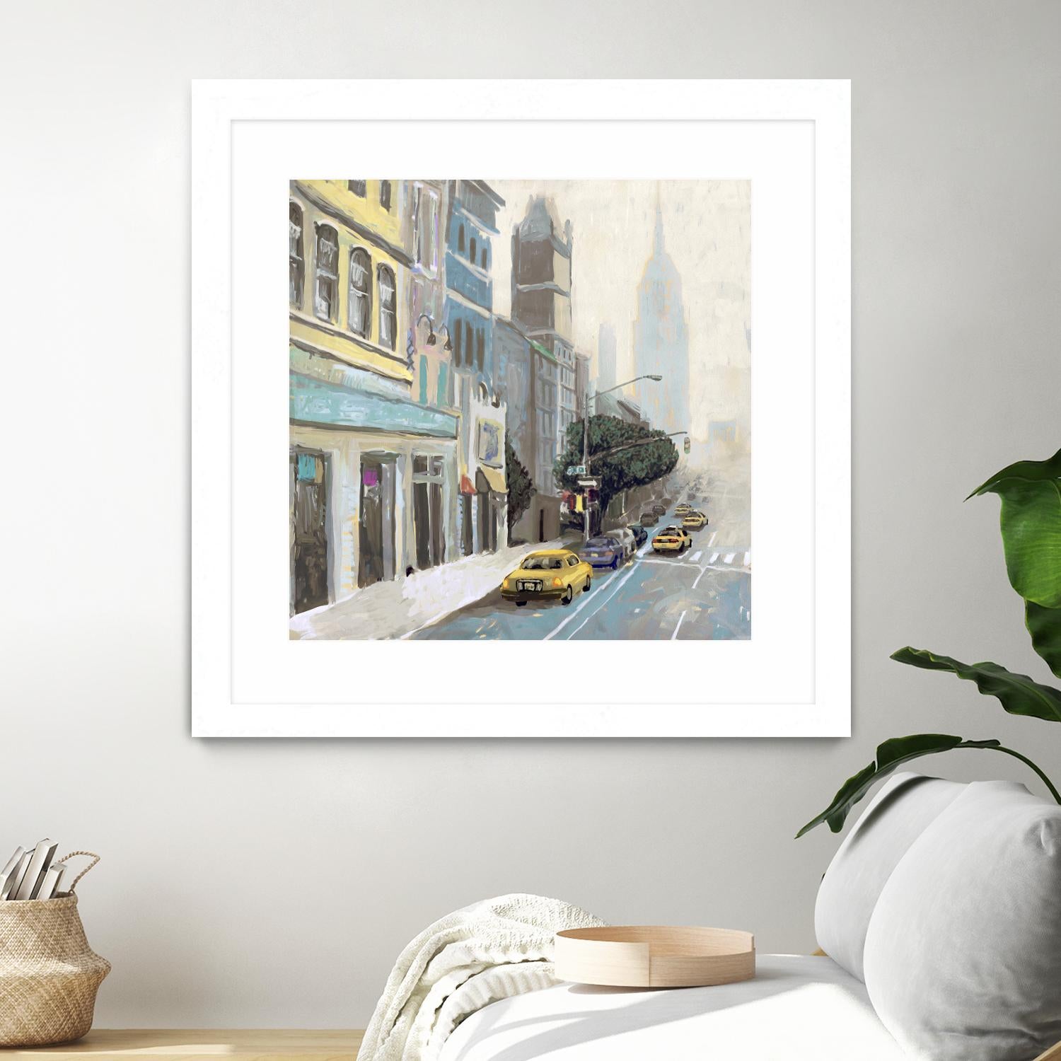 New York by Rick Novak on GIANT ART - blue city scene