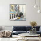New York by Rick Novak on GIANT ART - blue city scene